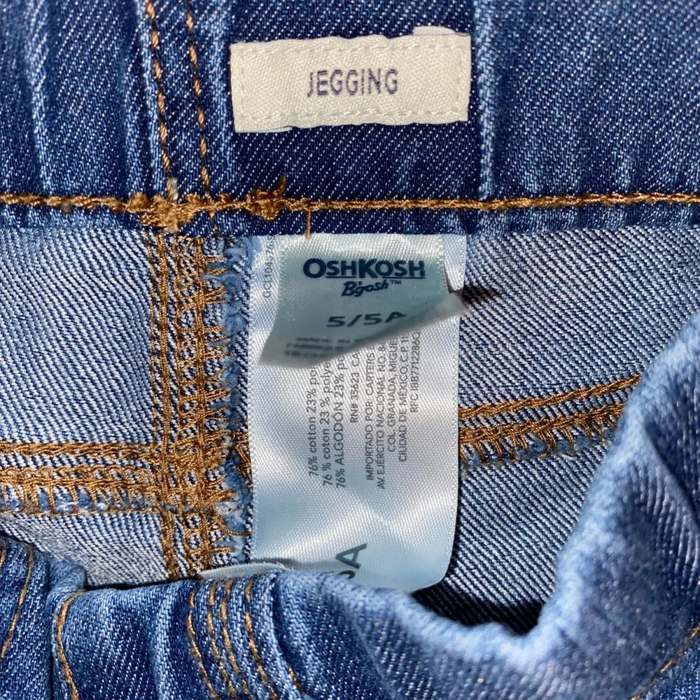 Girls OshKosh B'gosh Jeggings Size 5 Blue NWT
